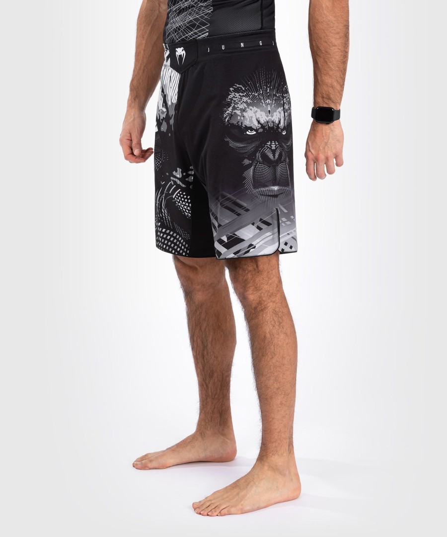 venum gorilla jungle fightshorts - svarthvit