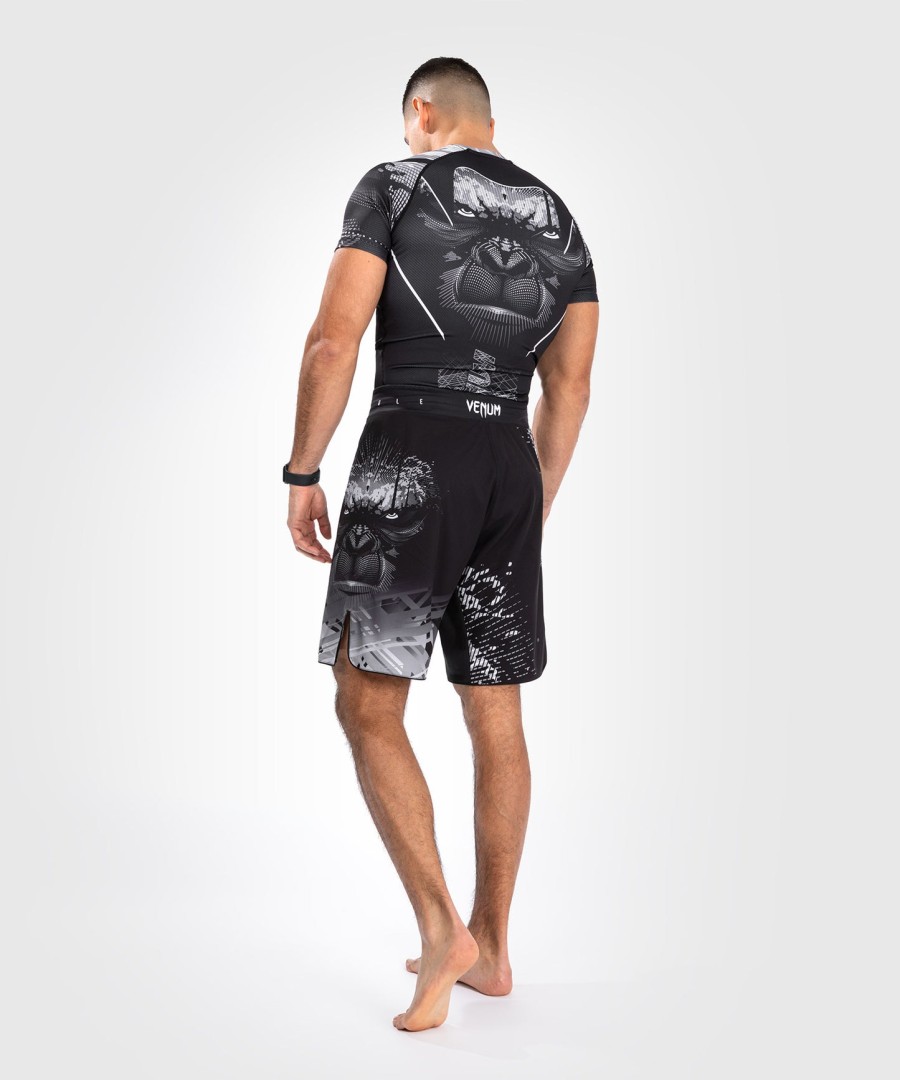 venum gorilla jungle fightshorts - svarthvit