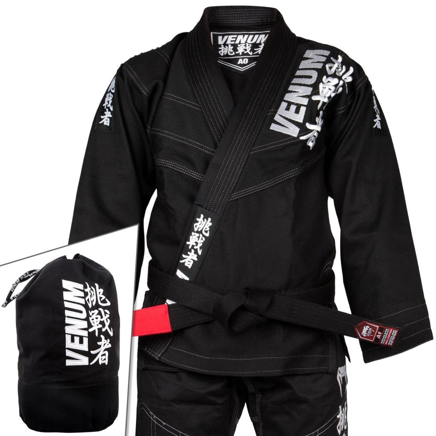 venum challenger 4.0 bjj gi - veske inkludert - svart