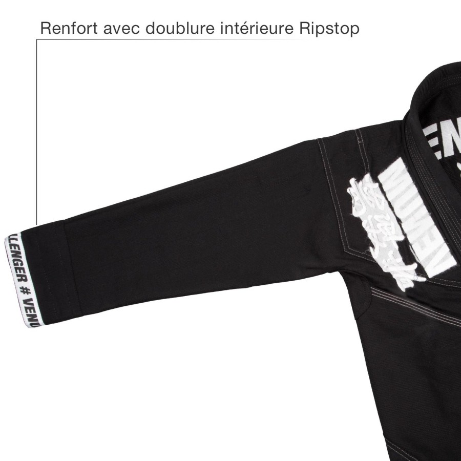venum challenger 4.0 bjj gi - veske inkludert - svart