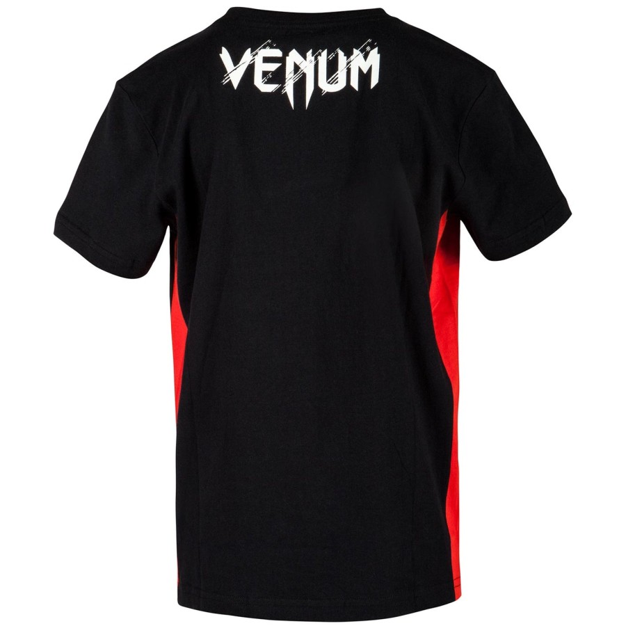 venum contender barne t-skjorte - svartrød