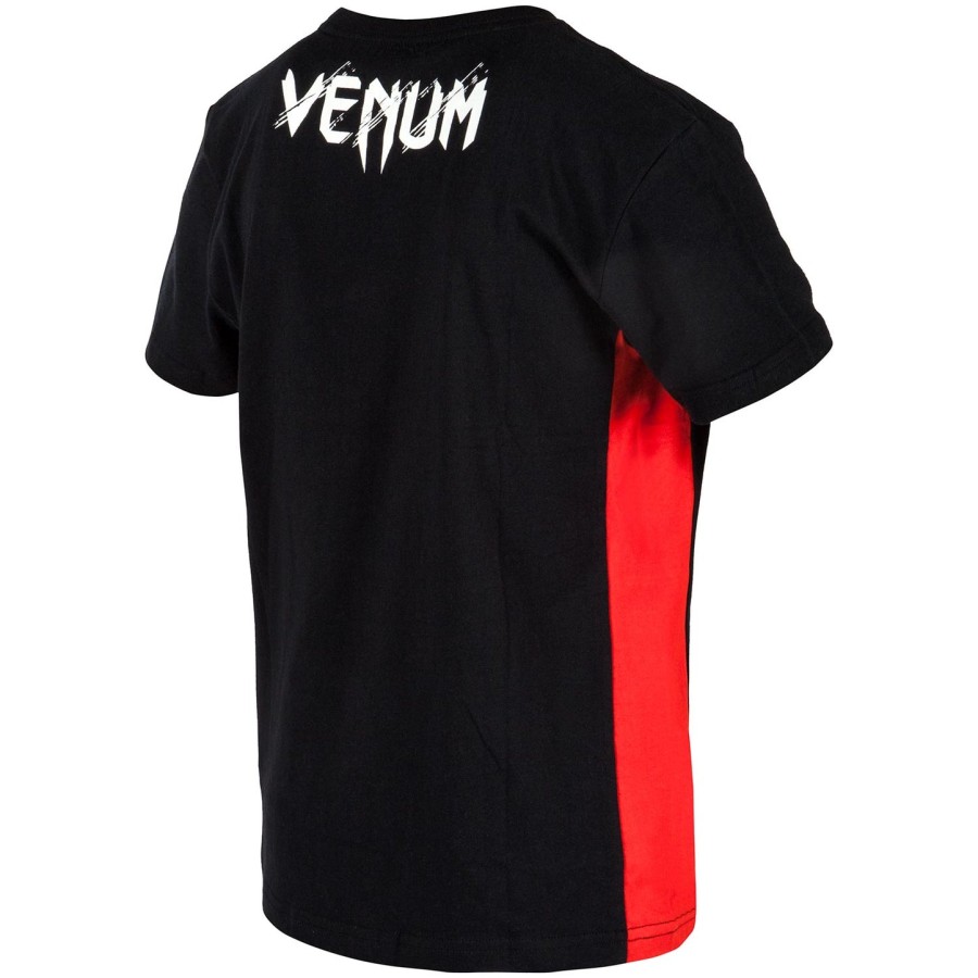 venum contender barne t-skjorte - svartrød