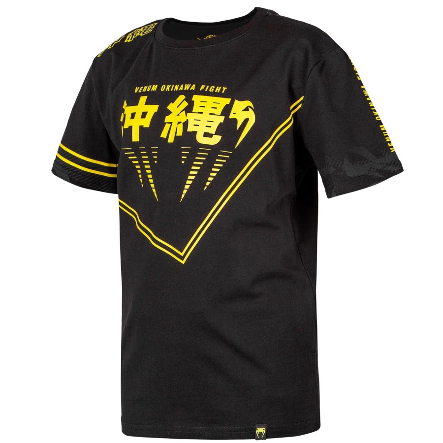 venum okinawa 2.0 barne-t-skjorte - svartgul - eksklusiv