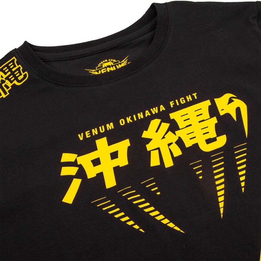 venum okinawa 2.0 barne-t-skjorte - svartgul - eksklusiv
