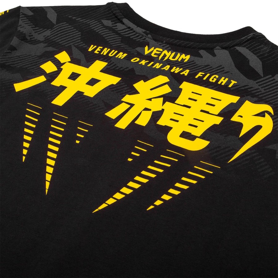 venum okinawa 2.0 barne-t-skjorte - svartgul - eksklusiv