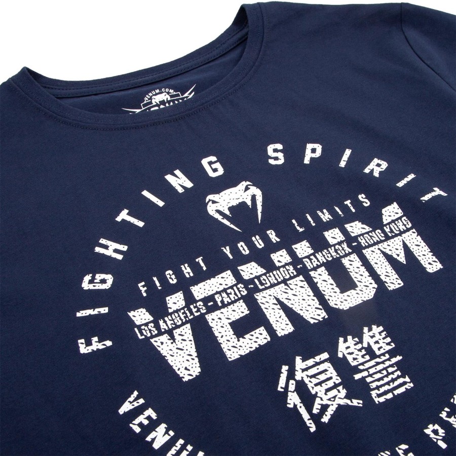 venum signature kids t-skjorte – marineblå