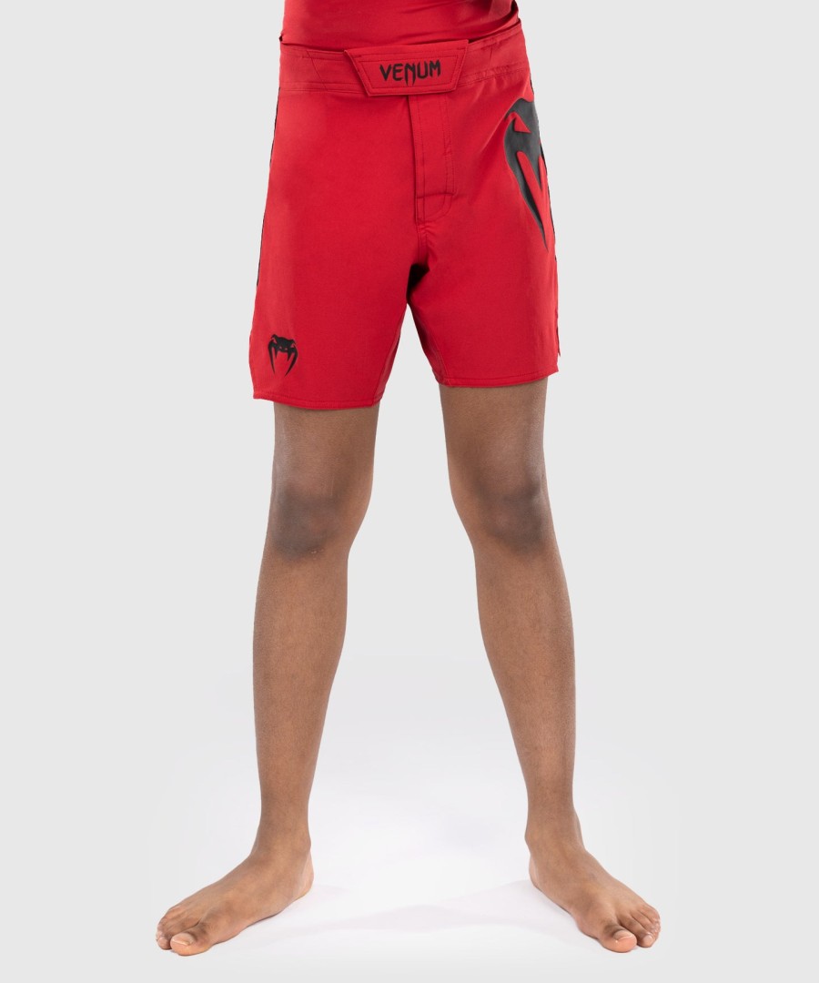 venum light kampshorts for barn - kirsebærrød