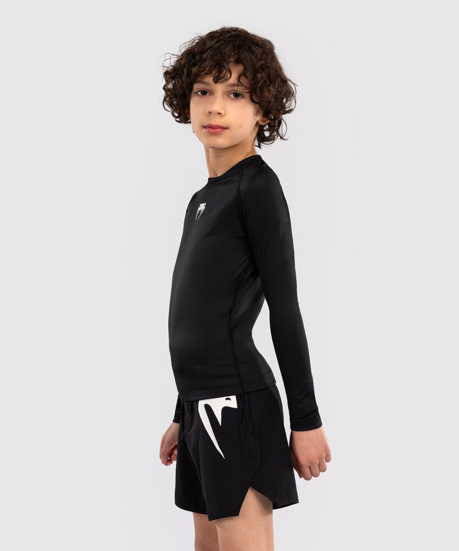 venum contender kids rashguards langermet - svart