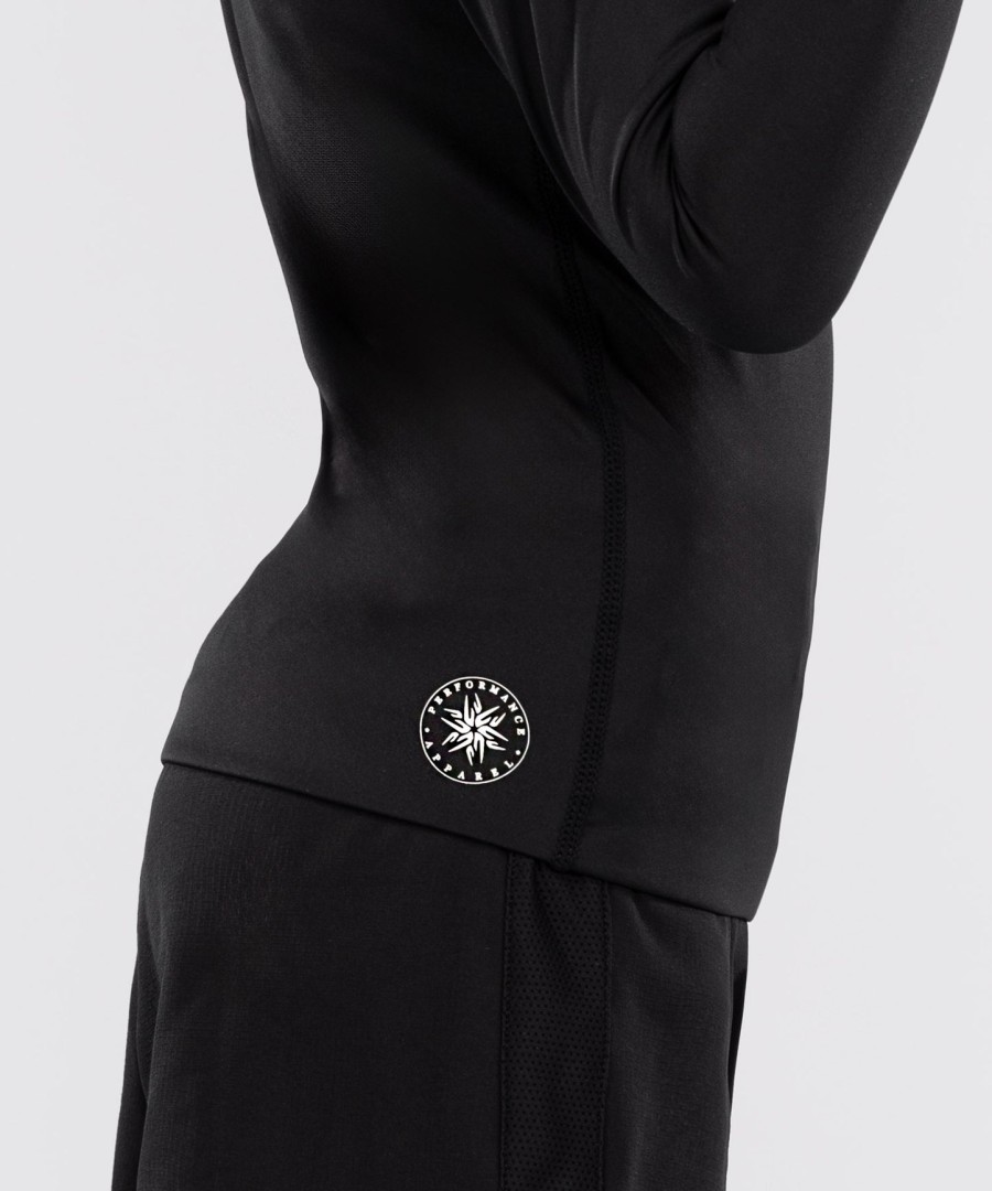 venum contender kids rashguards langermet - svart