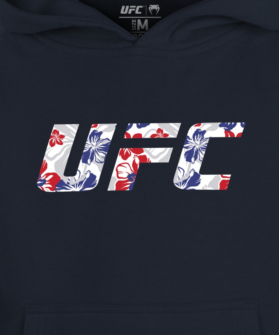 ufc unrivaled by venum marineblå max holloway hettegenser for barn