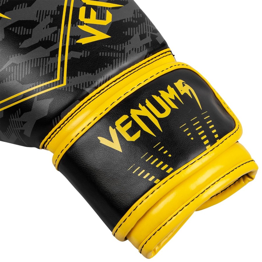venum okinawa 2.0 boksehansker for barn - svartgul
