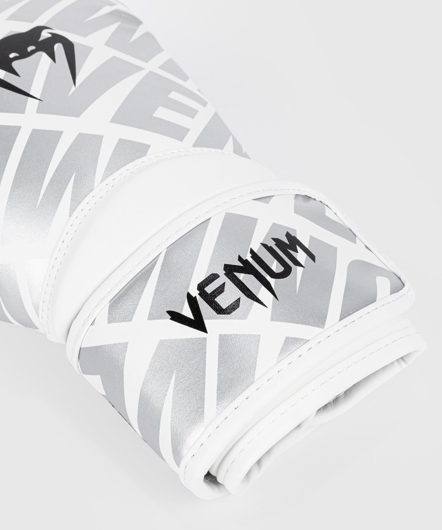 venum contender 1.5 xt boksehansker for barn - hvit-sølv