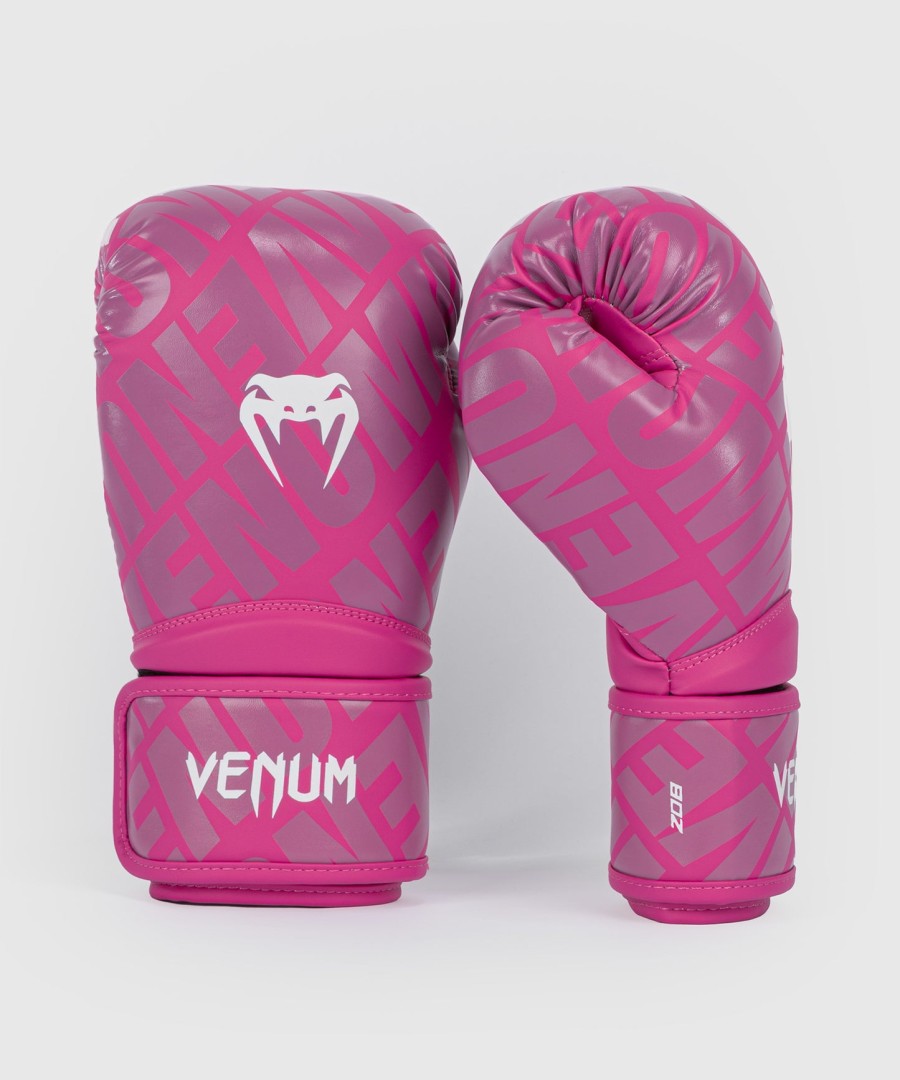 venum contender 1.5 xt boksehansker for barn - hvit-rosa