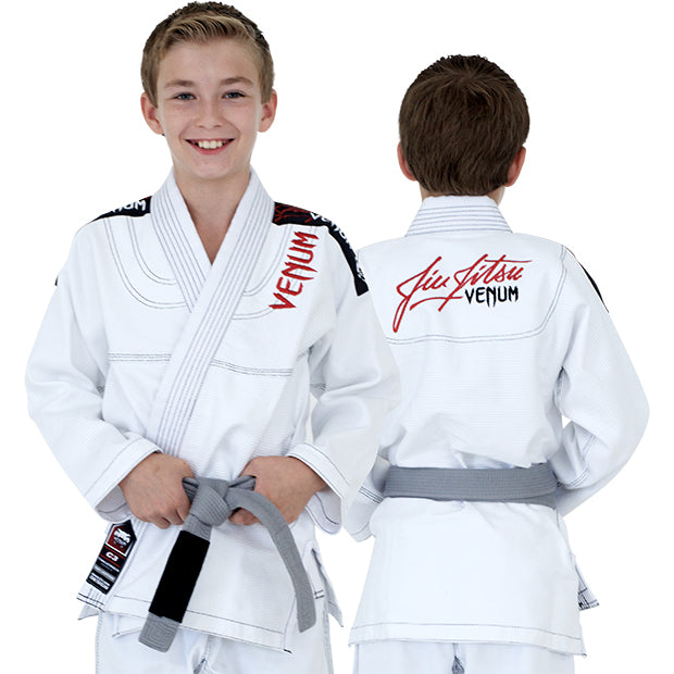 venum challenger 2.0 kids bjj gi - hvit