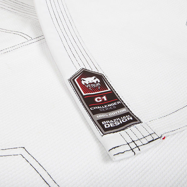 venum challenger 2.0 kids bjj gi - hvit