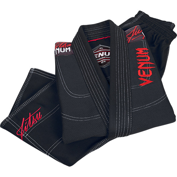 venum challenger 2.0 kids bjj gi - svart