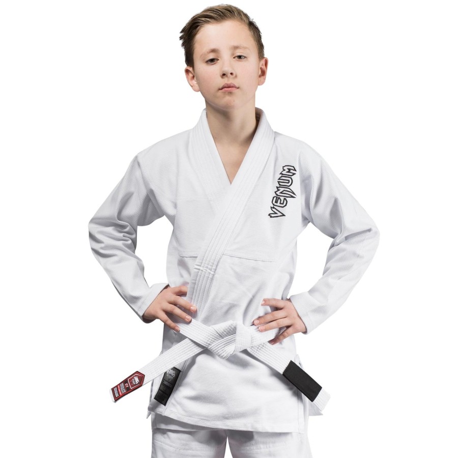 venum contender bjj-gi for barn gratis hvitt belte inkludert - hvit