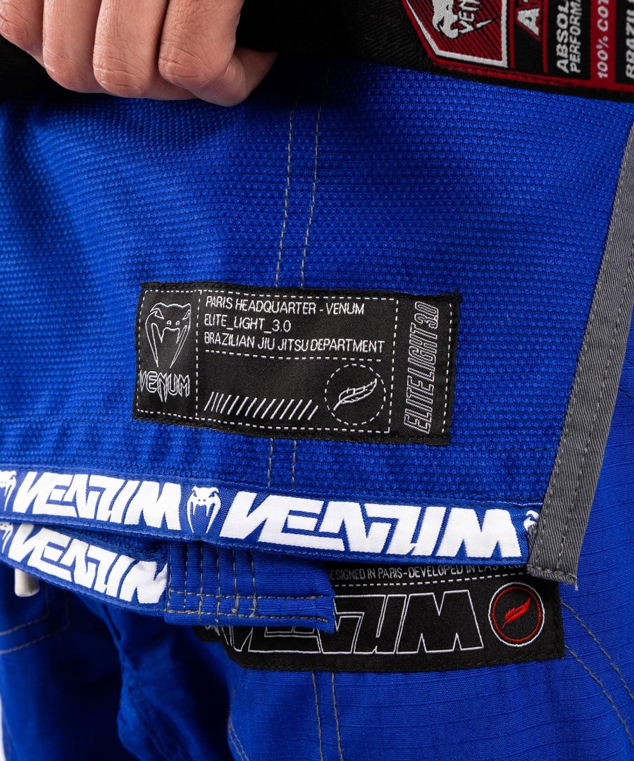 venum elite light 3.0 bjj gi - blå