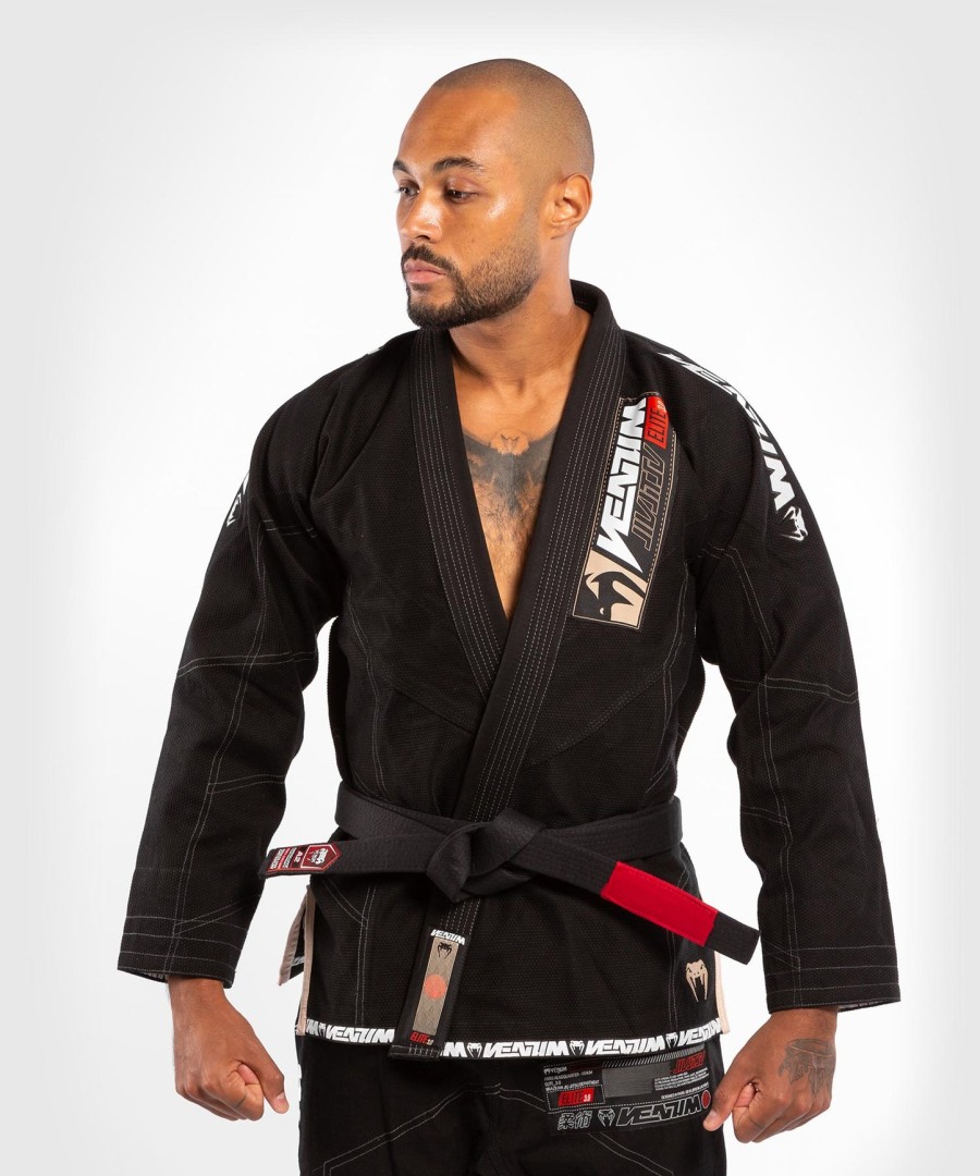 venum elite 3.0 bjj gi - svart