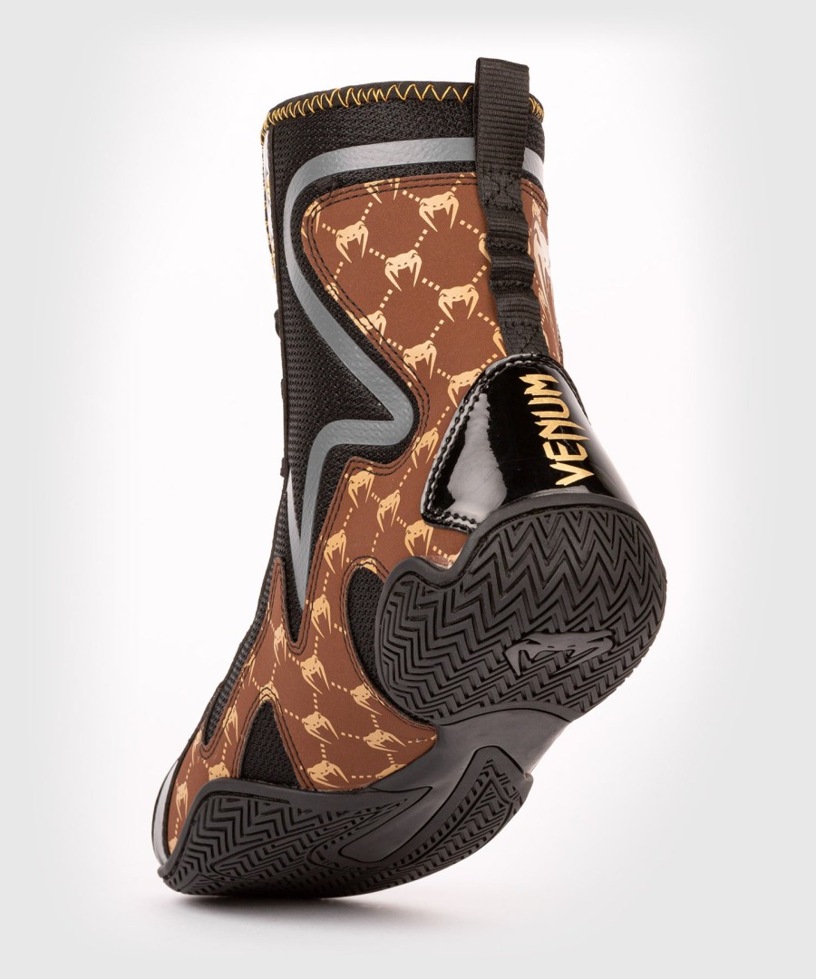 venum elite evo monogram boksesko – svartbrun