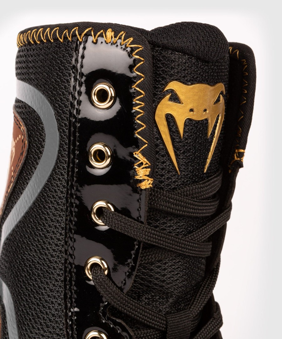 venum elite evo monogram boksesko – svartbrun