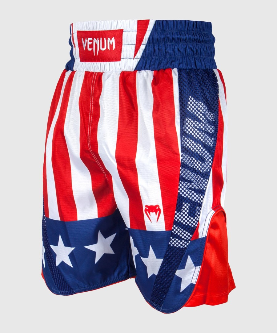 venum elite bokseshorts – usa – rødhvit-blå – eksklusiv