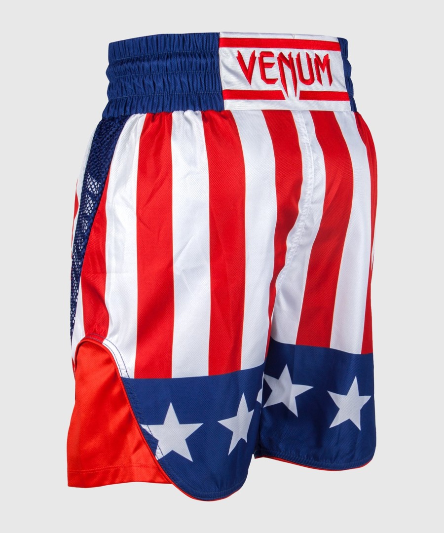venum elite bokseshorts – usa – rødhvit-blå – eksklusiv