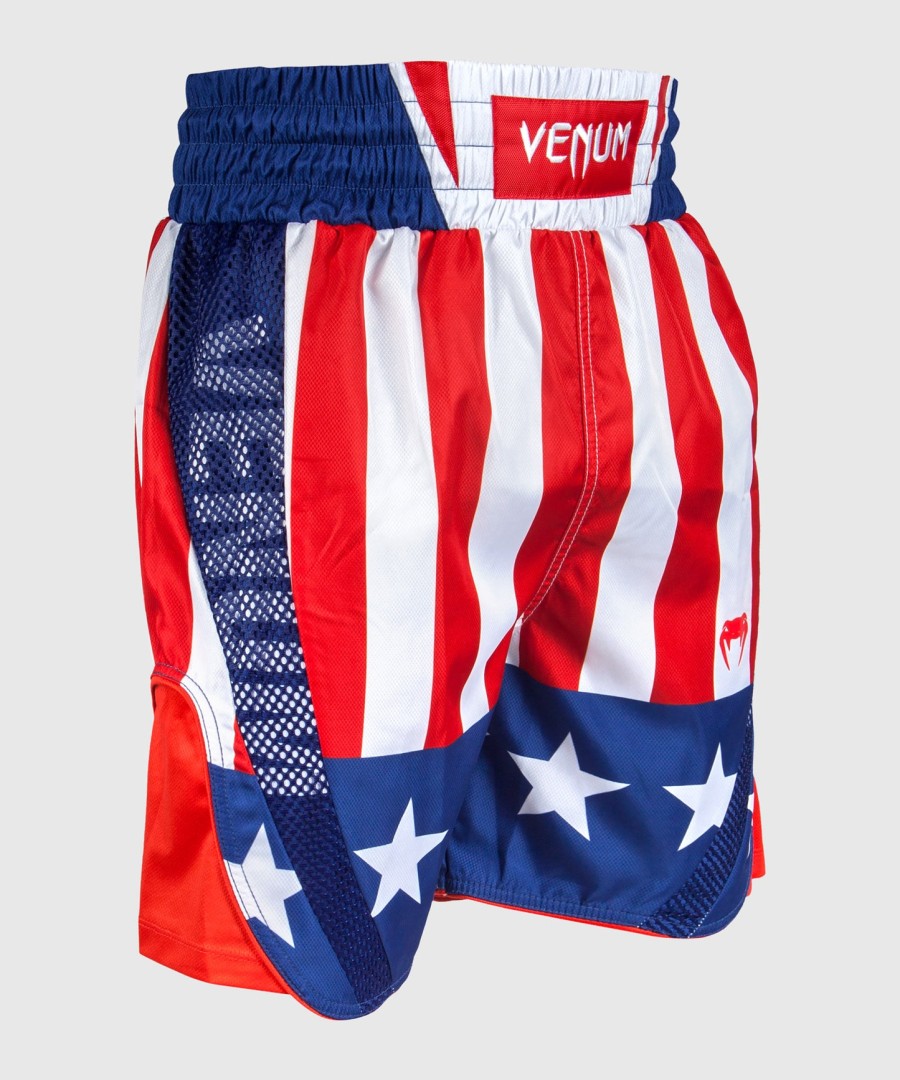 venum elite bokseshorts – usa – rødhvit-blå – eksklusiv