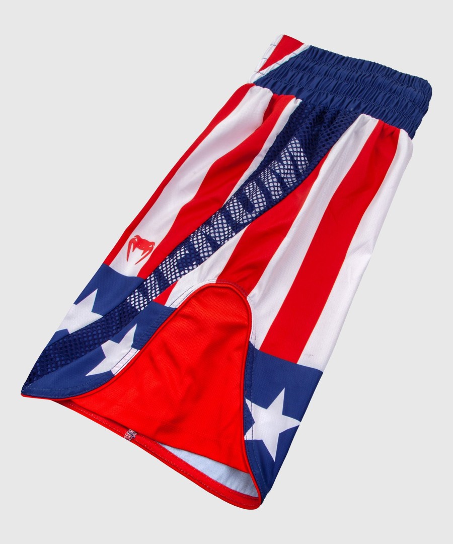 venum elite bokseshorts – usa – rødhvit-blå – eksklusiv