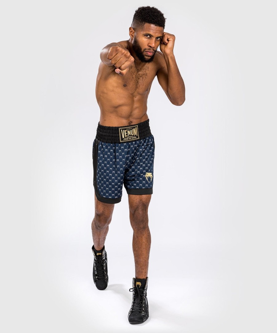 venum monogram bokseshorts - svartmarineblå