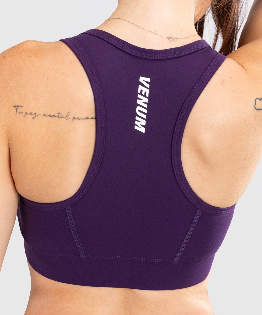 venum essential women medium impact sports-bh – dyp lilla