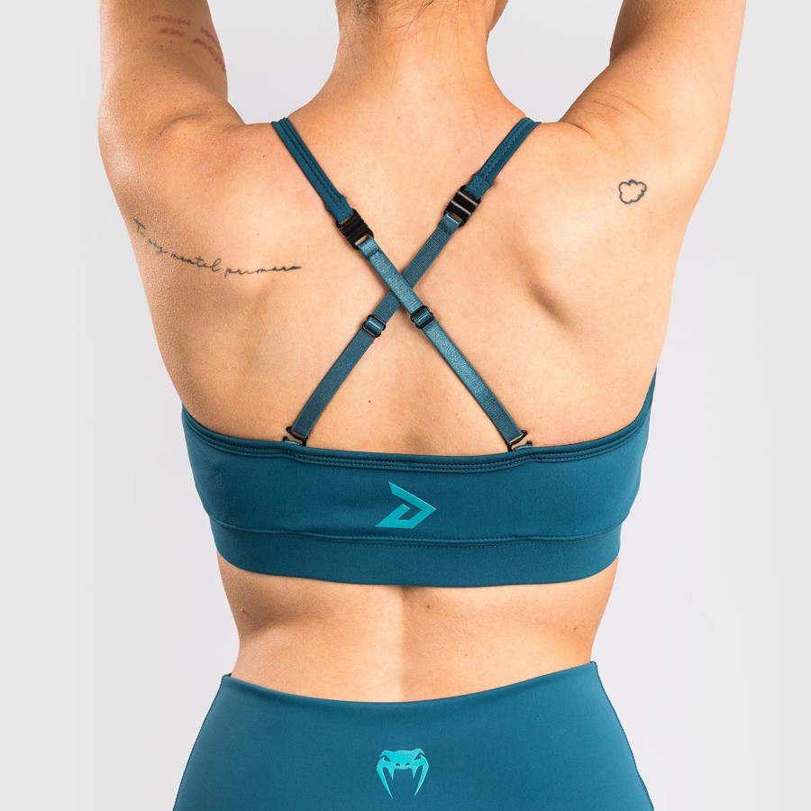 venum x demi dame sports bh - azur blå
