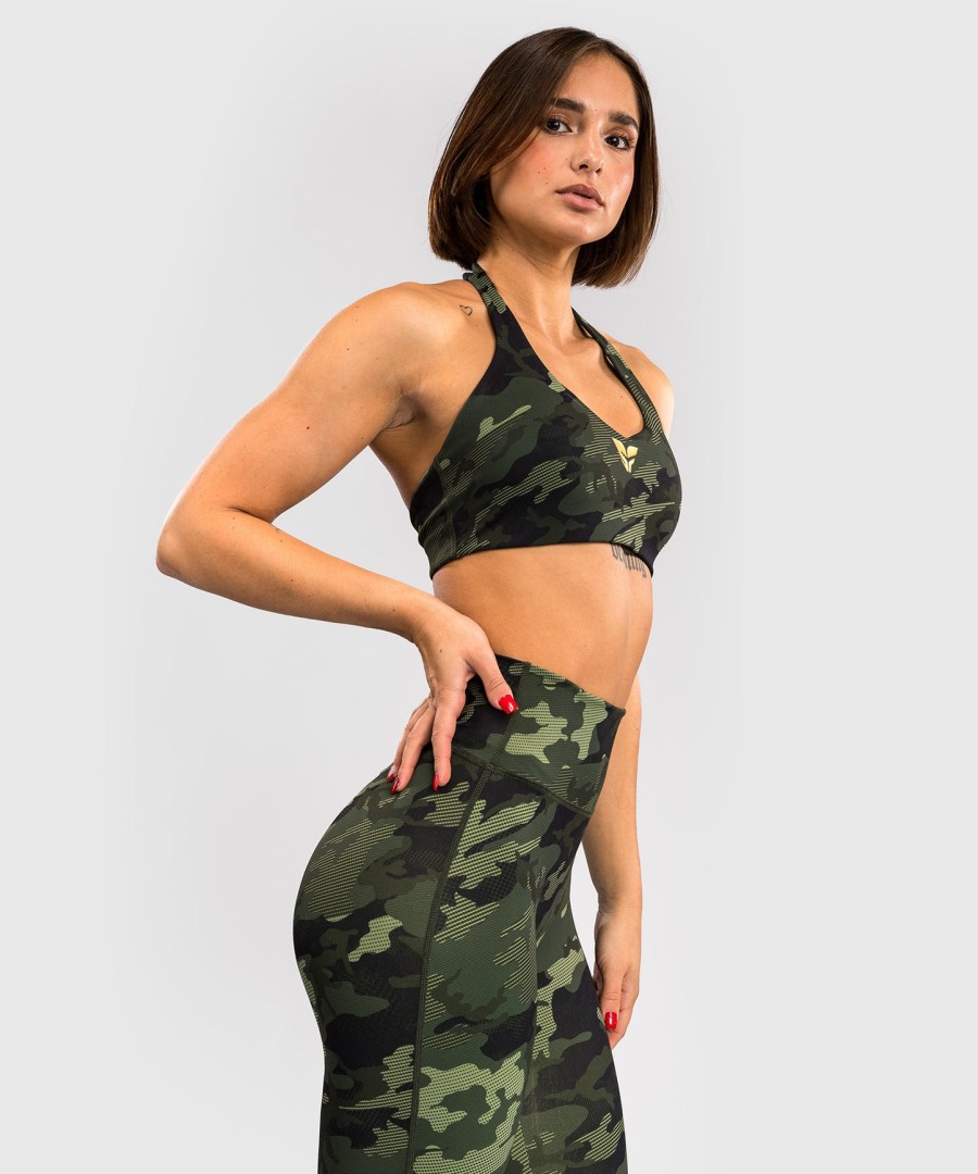 venum x sophia rose sports-bh for kvinner – forest camo
