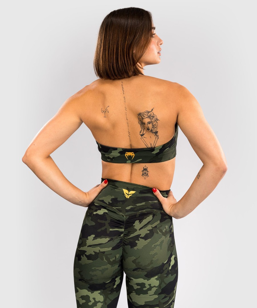 venum x sophia rose sports-bh for kvinner – forest camo
