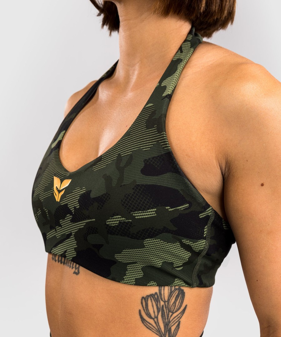 venum x sophia rose sports-bh for kvinner – forest camo