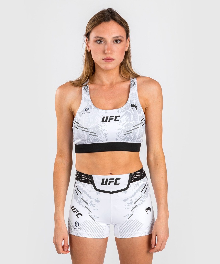 ufc adrenaline av venum authentic fight night sports-bh for kvinner – hvit