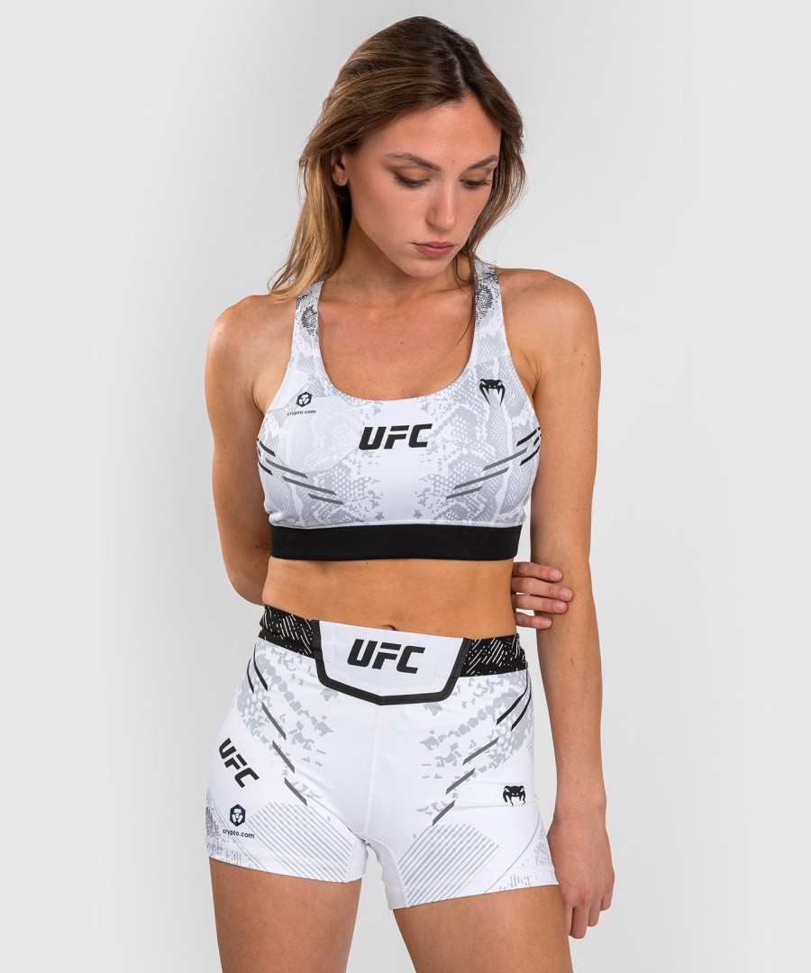 ufc adrenaline av venum authentic fight night sports-bh for kvinner – hvit