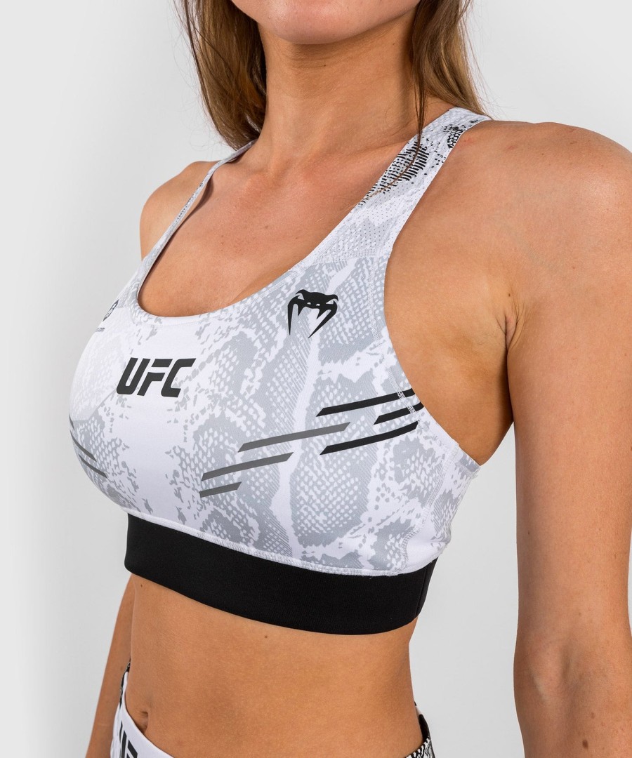 ufc adrenaline av venum authentic fight night sports-bh for kvinner – hvit