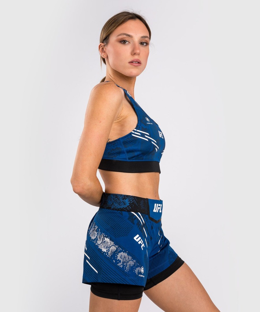ufc adrenaline av venum authentic fight night sports-bh for kvinner – blå