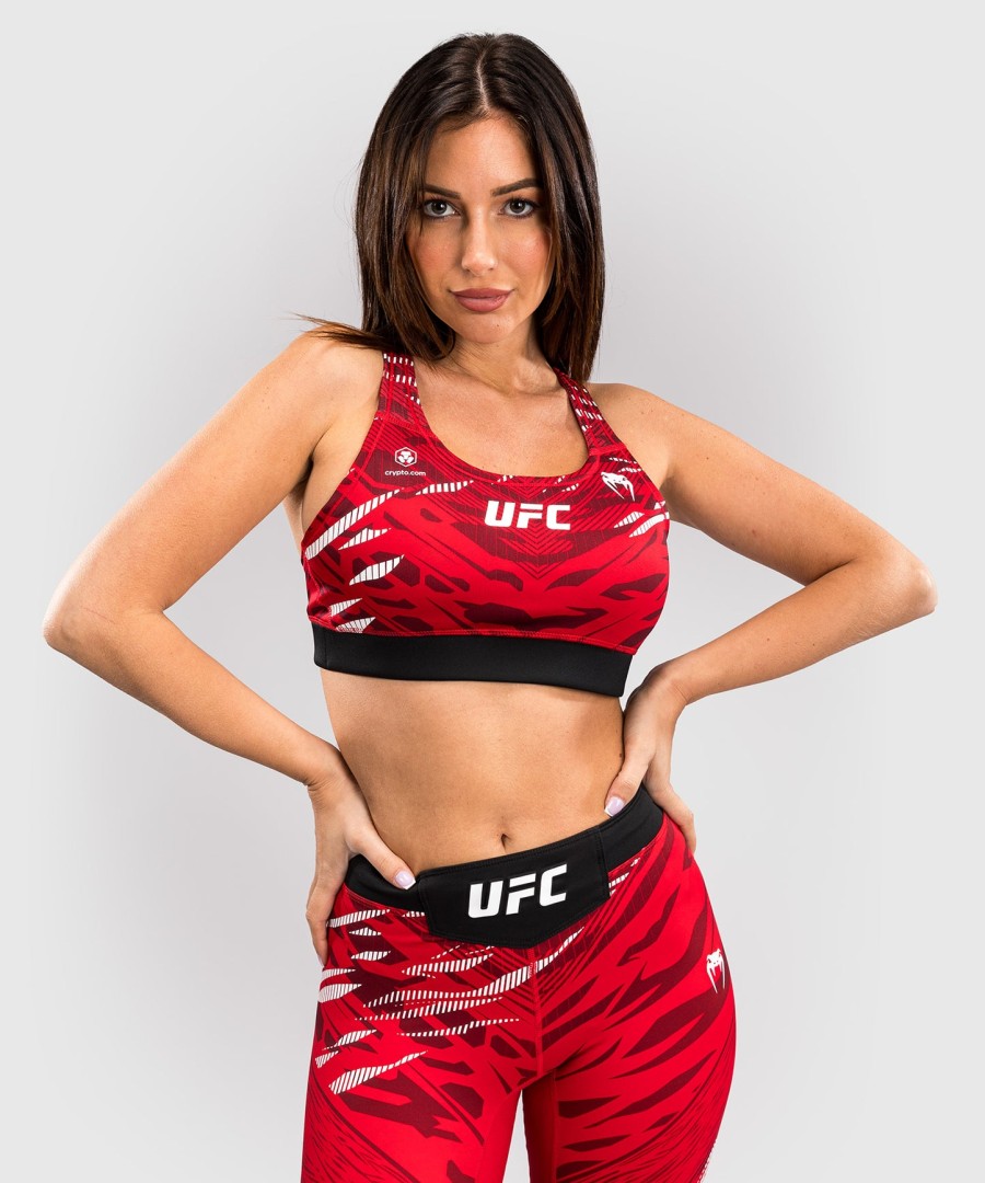 ufc fusion av venum authentic fight night sports-bh for kvinner – rød
