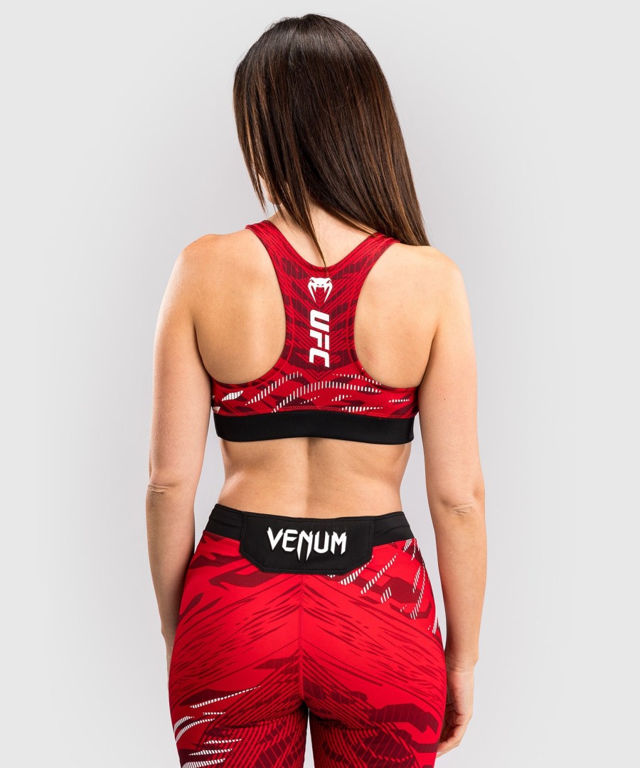 ufc fusion av venum authentic fight night sports-bh for kvinner – rød