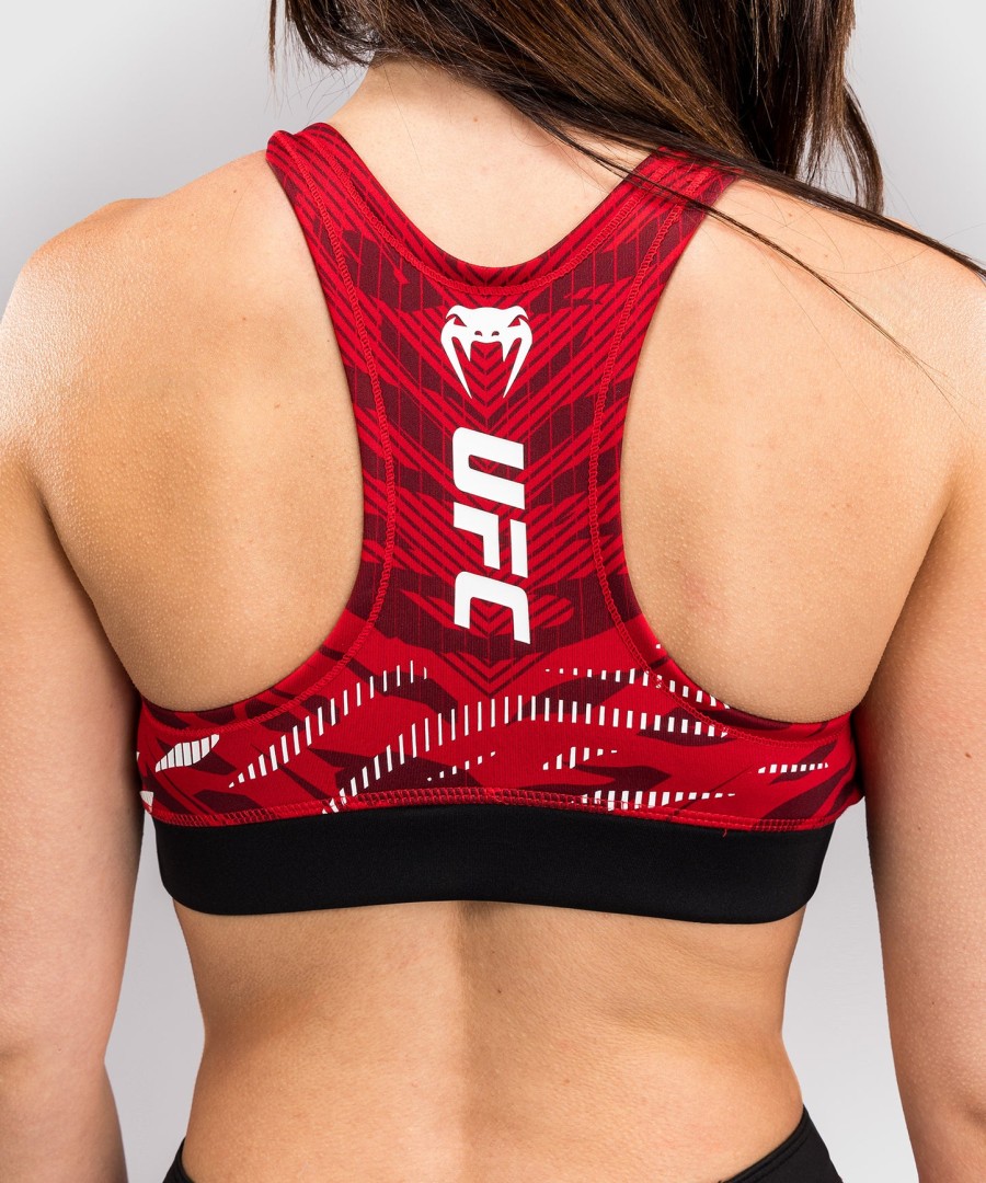 ufc fusion av venum authentic fight night sports-bh for kvinner – rød