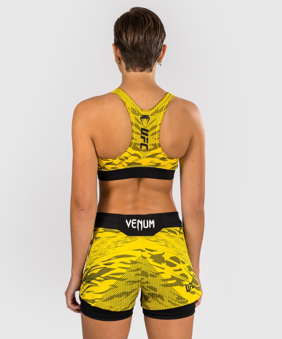 ufc fusion av venum authentic fight night sports-bh for kvinner – gul