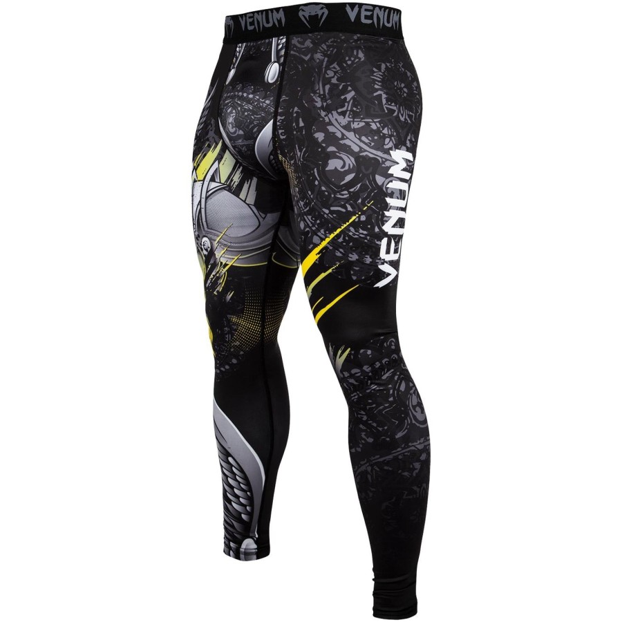 venum viking 2.0 kompresjonstights - svartgul