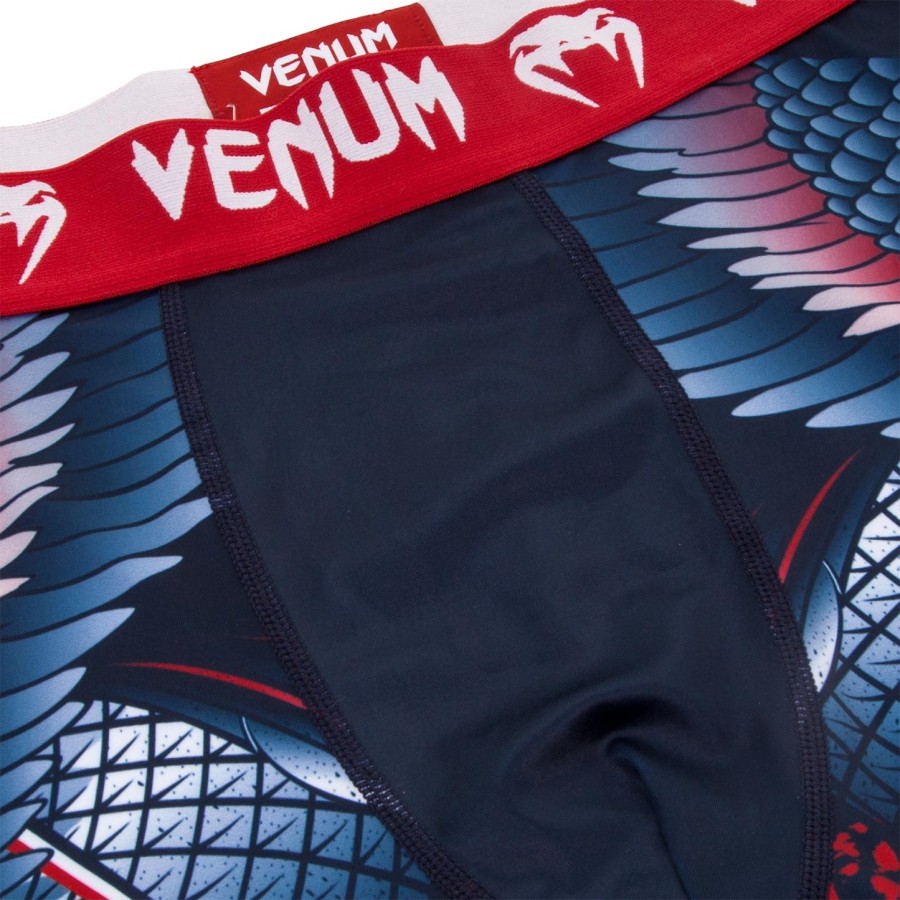 venum rooster kompresjonstights - marineblåoransje