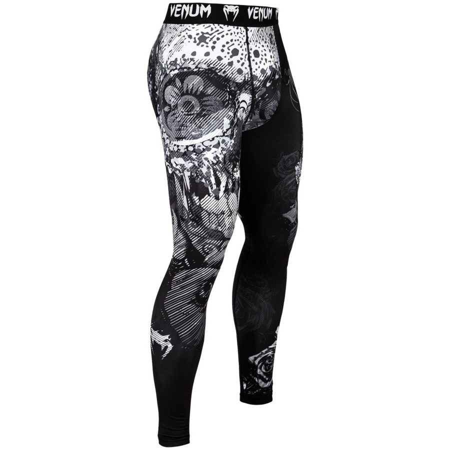 venum santa muerte 3.0 kompresjonstights - svarthvit