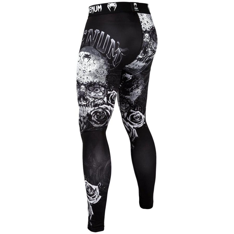 venum santa muerte 3.0 kompresjonstights - svarthvit
