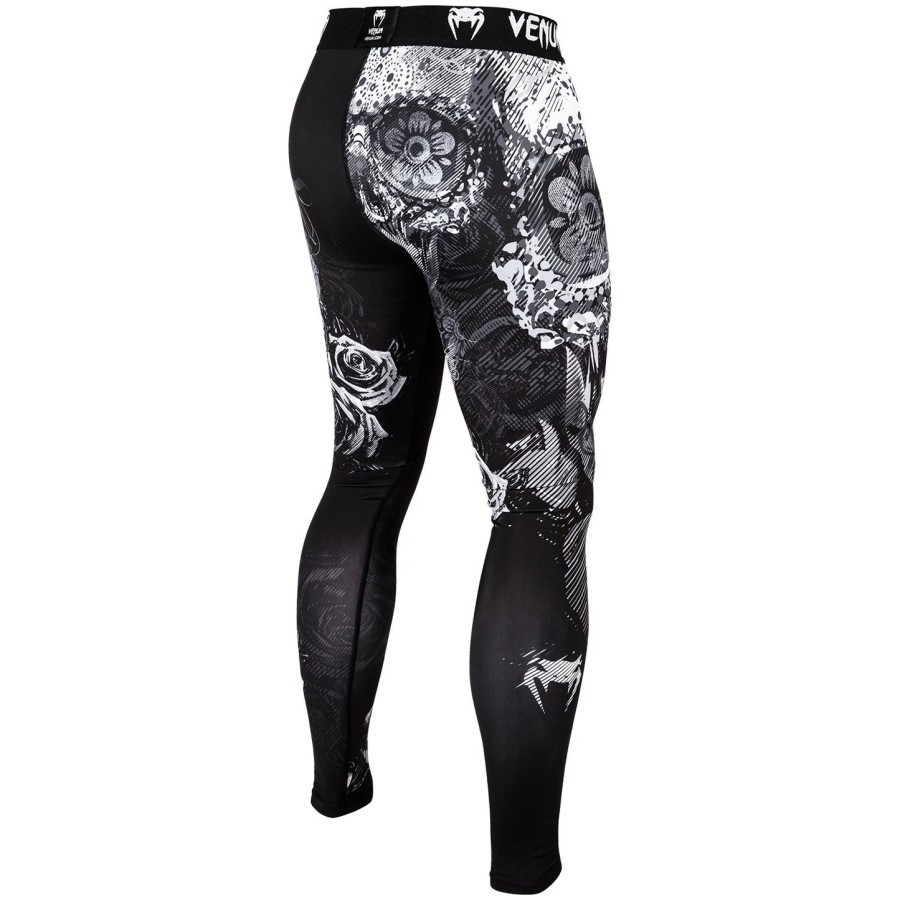 venum santa muerte 3.0 kompresjonstights - svarthvit