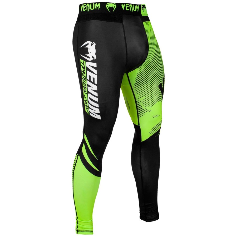 venum training camp 2.0 kompresjonstights - svartneo gul