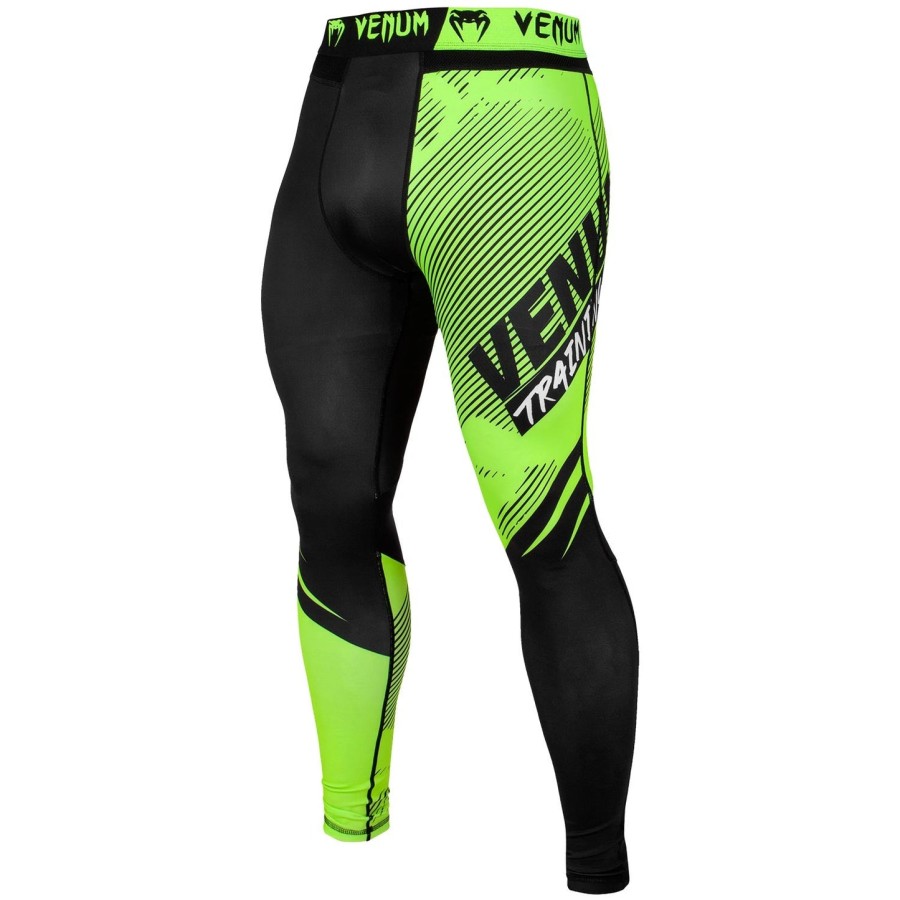 venum training camp 2.0 kompresjonstights - svartneo gul